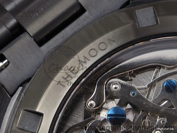 0413 Speedmaster Black Benom PVD Moon RMF Best Edition on PVD Bracelet Lemania HW WrinkleFree 7727